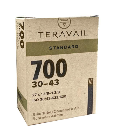 Teravail 700c x 30-43c Schrader Bike Tube (48mm Valve)
