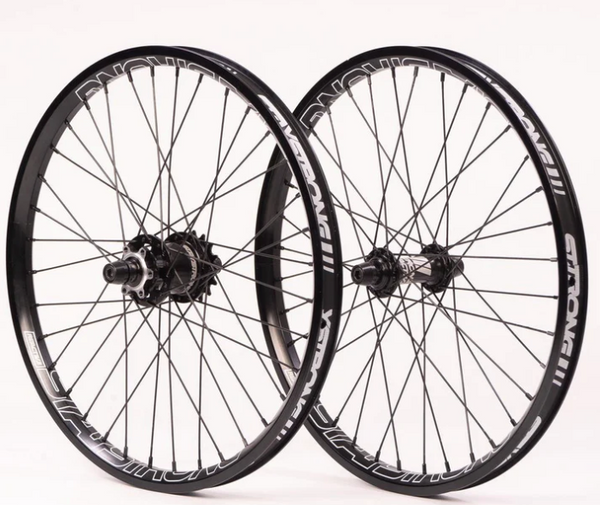 STAY STRONG REACTIV 2 20" DISC RACE WHEELSET - BLACK/ 1.75"