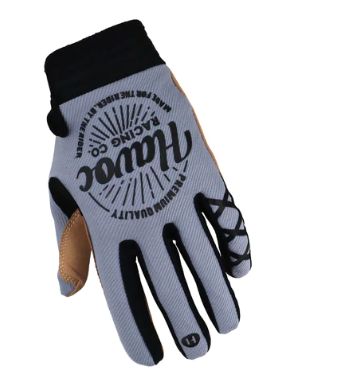 Havoc Gray/Black Gloves