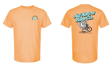 Ad Astra Bike Co. Retro T-Shirt (Orange)