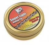 MCS SUPERLIGHT HOLLOW PIN 1/2" x 3/32" x 116L CHAIN SILVER