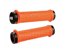 ODI Troy Lee Designs Signature Series Lock-On Grip Set (Black/Grey) (130mm)