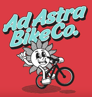 Ad Astra Bike Co. Retro T-Shirt (Red)