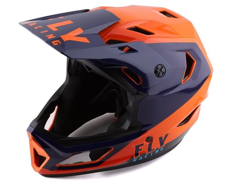 FLY Rayce Helmet  Navy/Orange/Red