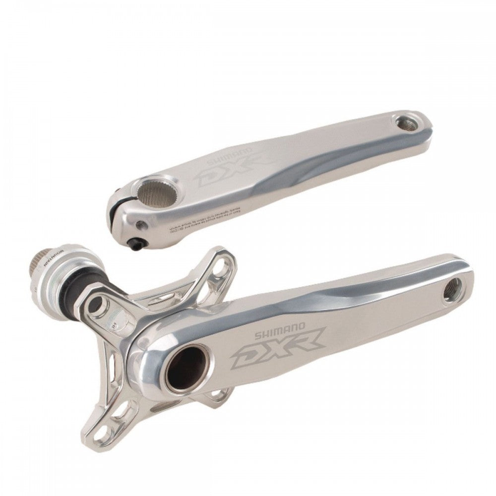 【BB・キャップ新品】希少 SHIMANO DXRクランクFC-MX71 175 SHIMANO DXR FC-MX71 Crank Set - Metallic, 175 mm, Bottom Brackets