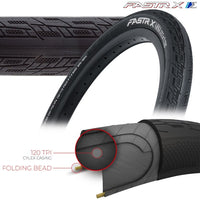 TIOGA FASTR-X TIRES FOLDING BEAD