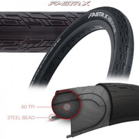 TIOGA FASTR-X TIRES - 60 TPI - WIRE BEAD